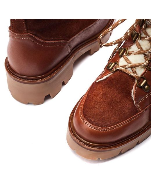 Moda In Pelle Brown Ottavia Leather