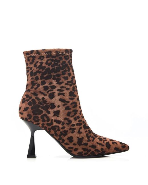Moda In Pelle Brown Evermore Leopard Textile