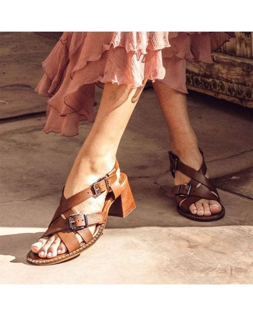 Shoon Brown Sh Sandie Leather