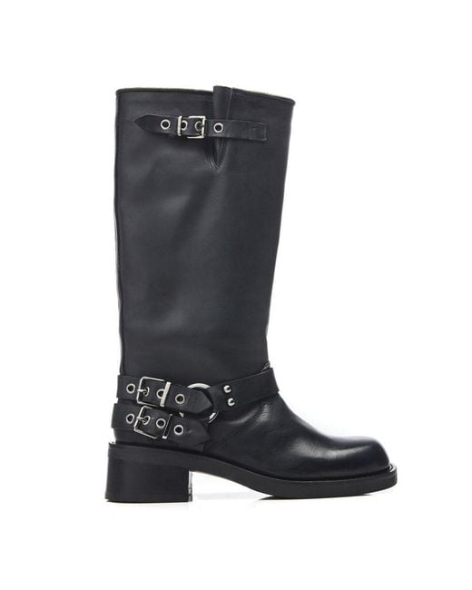 b.soleful Black B.Biker Leather