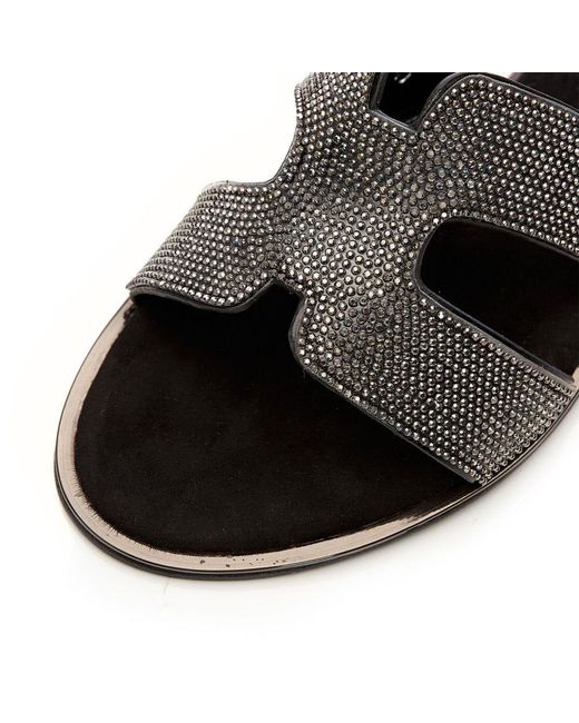 Moda In Pelle Black Ormay Textile