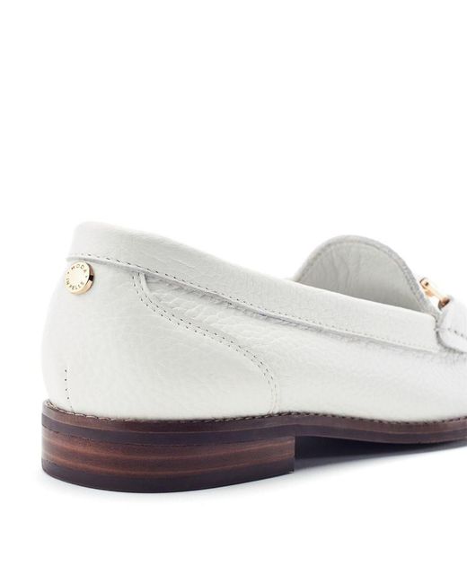 Moda In Pelle White Emella Leather
