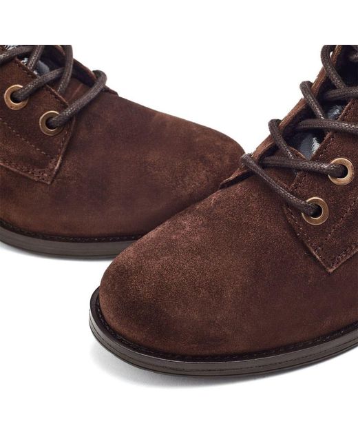 Moda In Pelle Purple Bezzy Dark Suede