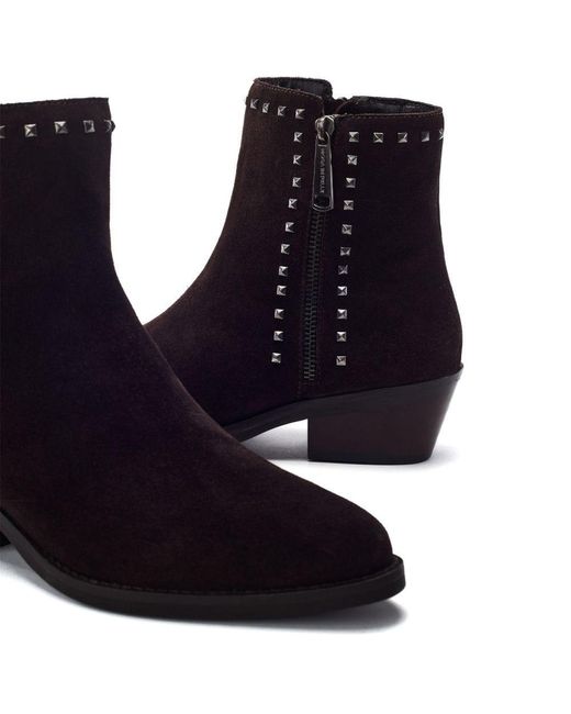 Moda In Pelle Blue Ossio Suede
