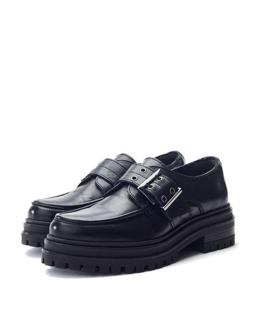 Shoon Blue Sh Imoge Leather