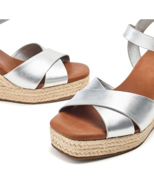 Moda In Pelle Metallic Jasminium Leather
