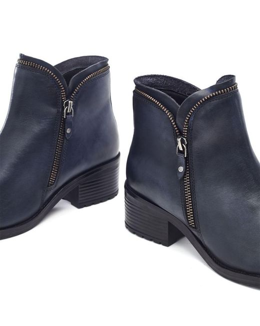 Moda In Pelle Blue Opulent Leather
