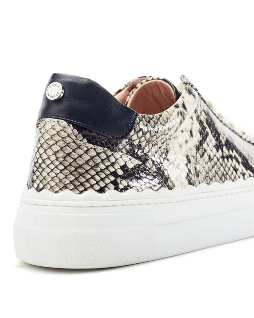 Moda In Pelle White Brosa Mix Snake Print