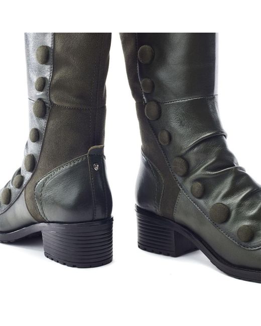Moda In Pelle Black Riyla Leather