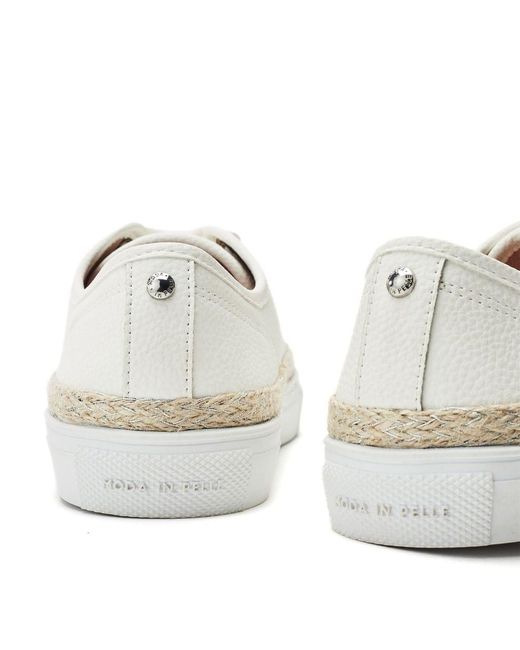 Moda In Pelle White Birch Off Leather