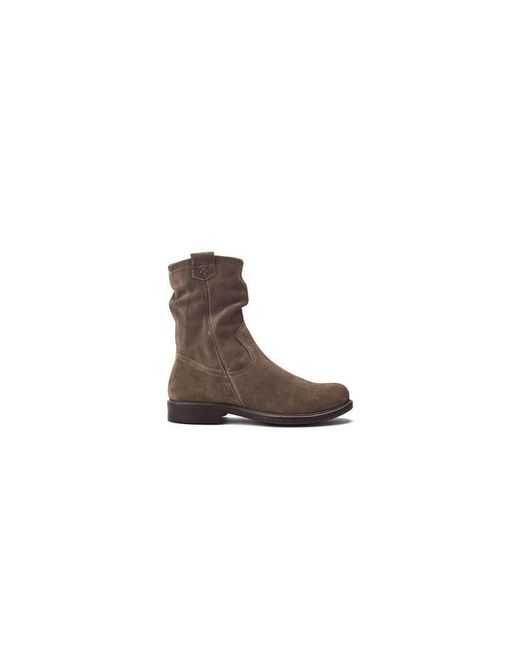 Moda In Pelle Brown Olio Stone Suede
