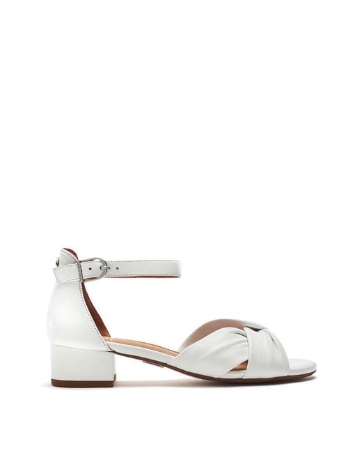 Moda In Pelle White Macadamia Leather