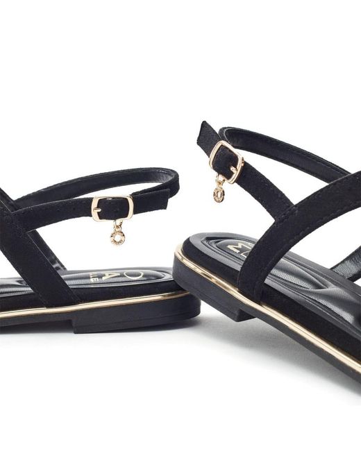 Moda In Pelle Black Jewelle Alcantara