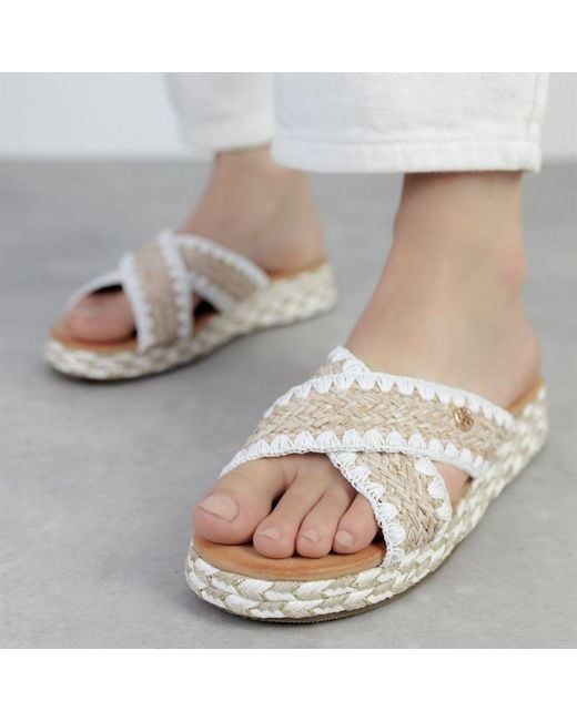 Moda In Pelle Natural Karri Textile