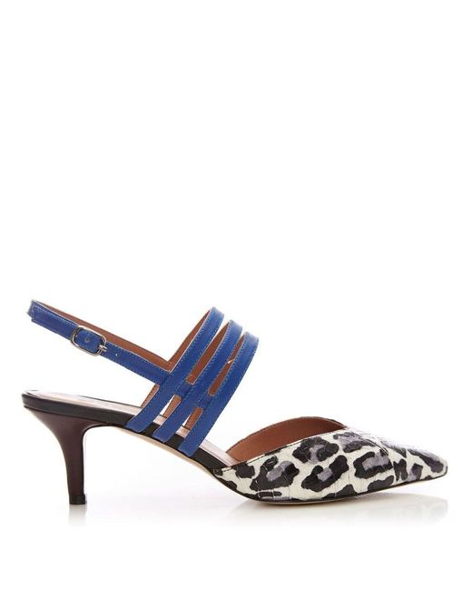 Moda In Pelle Blue Keater Leather