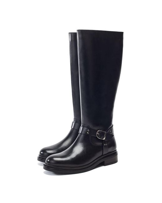 M By Moda Blue Rainia Leather