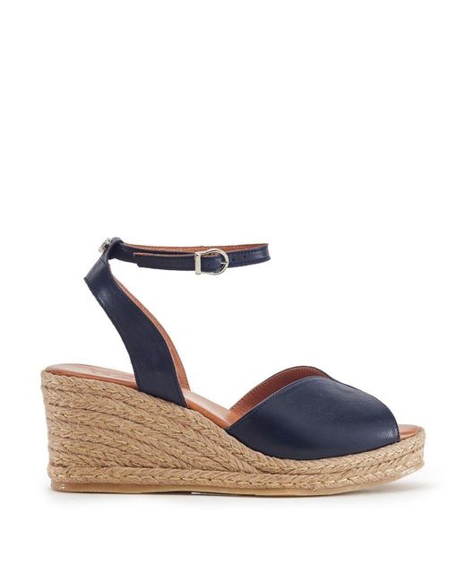 Moda In Pelle Blue Kiona Leather