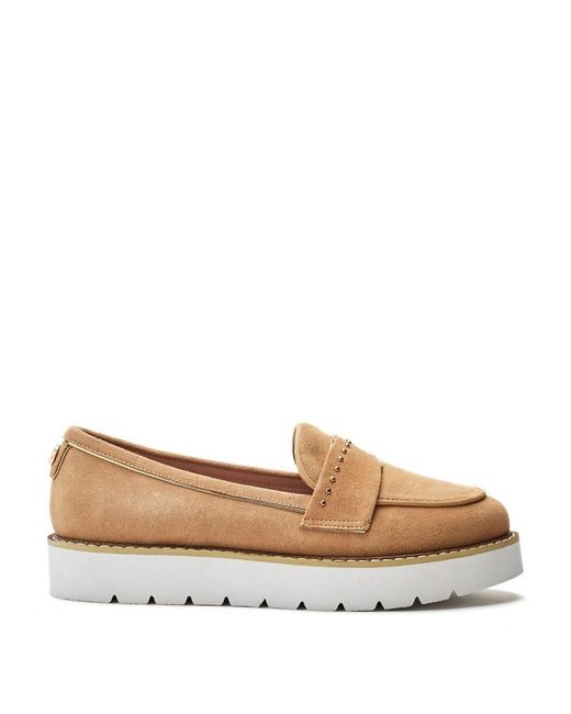 Moda In Pelle Brown Elber Camel Suede