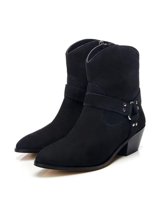 Moda In Pelle Blue Alexiia Nubuck