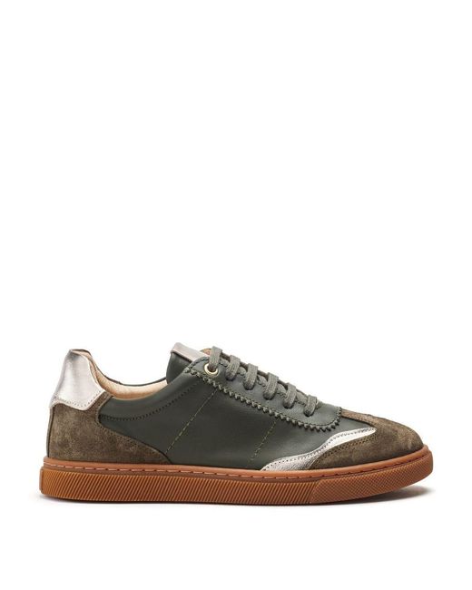 b.soleful Green B.Lucy Khaki Leather