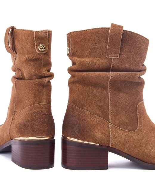 Moda In Pelle Brown Oaissa Suede