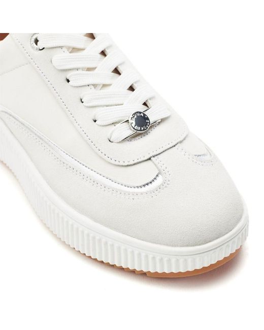 Moda In Pelle White Baretti Leather