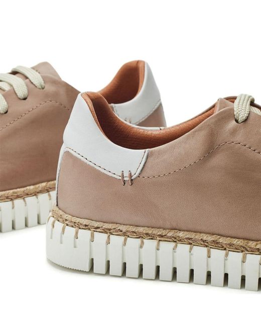 Shoon Brown Sh Indent Leather