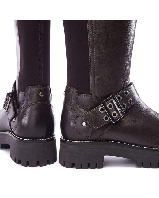Moda In Pelle Blue Remy Dark Leather