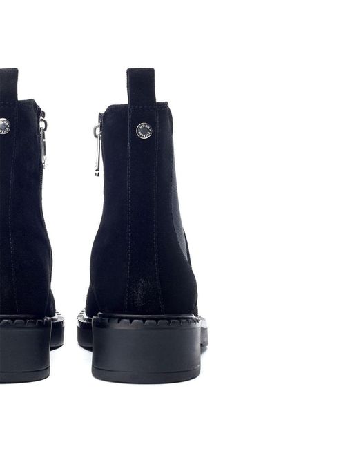 Moda In Pelle Blue Opala Suede