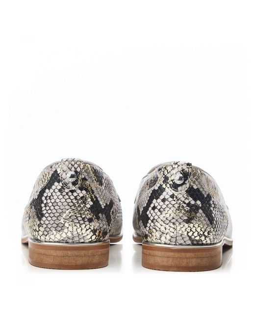 Moda In Pelle Metallic Evvaa Snake Print