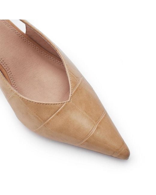 Moda In Pelle Natural Gallia Camel Mocc Croc