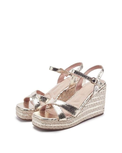 Moda In Pelle Metallic Maylia Snake Print