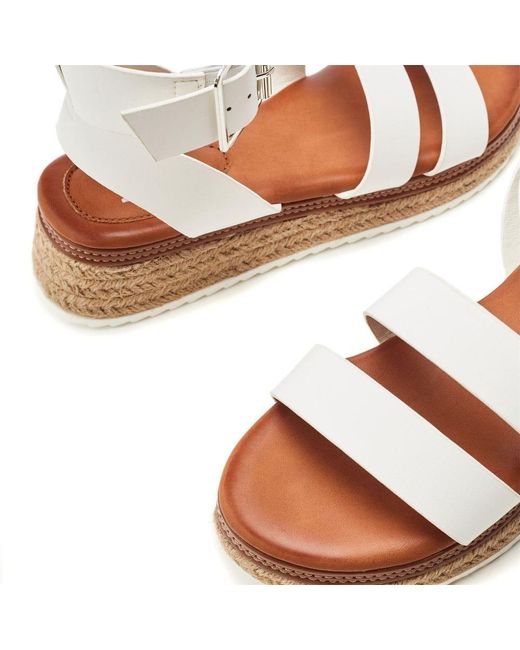 Moda In Pelle White Pressley-Tan Porvair