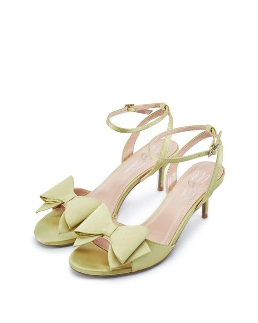 Moda In Pelle Metallic Lotty Lime Satin