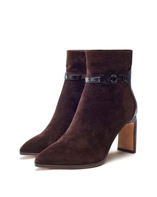 Moda In Pelle Blue Pallia Dark Suede
