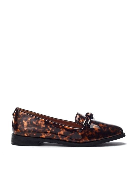 Moda In Pelle Brown Fillipa Tortoise Shell Patent