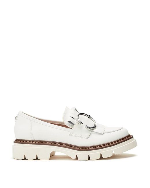 Moda In Pelle White Dallia Porvair