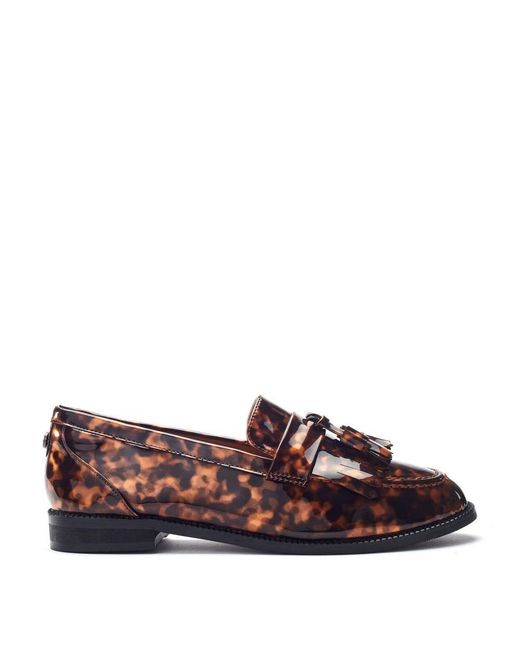 Moda In Pelle Red Ebara Tortoise Shell Patent