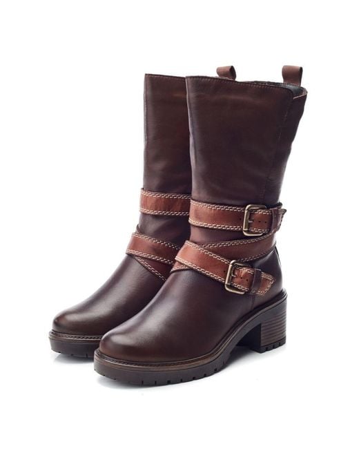 Moda In Pelle Brown Bayeux Dark Leather