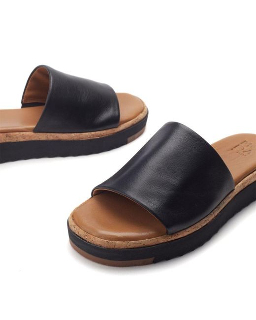 Moda In Pelle Black Kanzan Leather