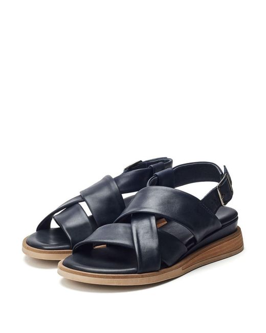 Shoon Blue Sh Iver Leather