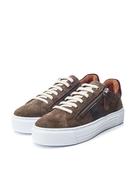 Shoon Brown Sh Ely Khaki Suede