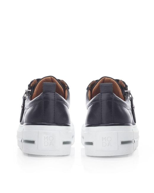 Moda In Pelle Blue Filician Leather