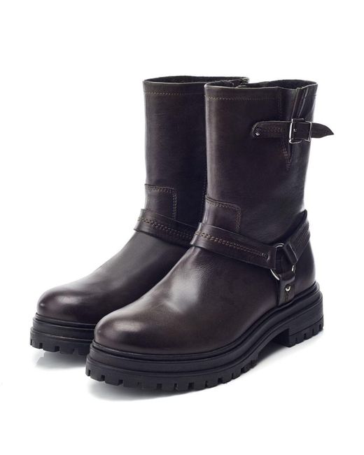 Moda In Pelle Blue Olencia Khaki Leather