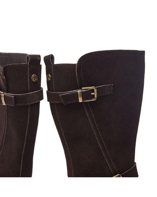Moda In Pelle Black Farrar Dark Suede