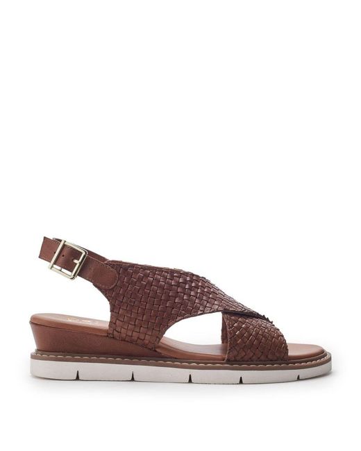 Moda In Pelle Brown Keela Leather