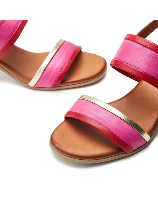 Moda In Pelle Pink Luzula Leather