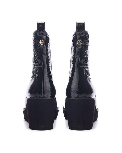 Moda In Pelle Blue Allby Patent