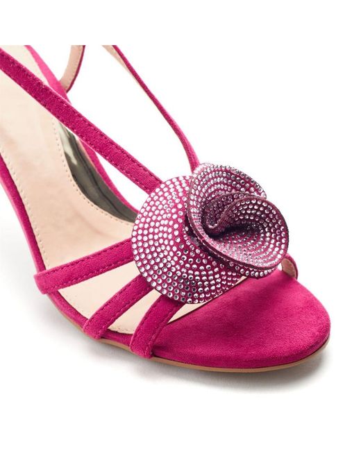 Moda In Pelle Pink Narra Alcantara
