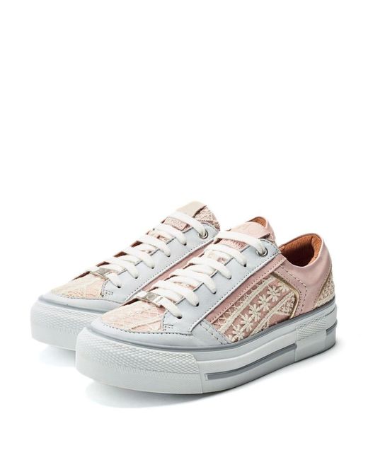 Moda In Pelle White Button Textile